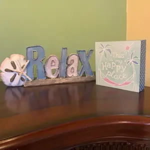 This is my happy place canvas home decor shelf or hanging frame - Hangable Ornaments
