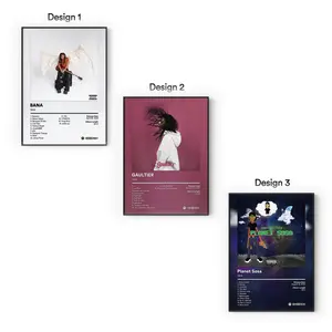 [Sale Up To 40%] [Unframe] tana Album Posters, Hyperpop Rap Wall Art, Y2K Internet Music Aesthetic Decor, Modern Album Cover Artwork, Gift for Fans
