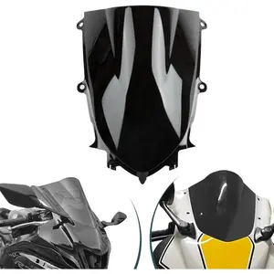 Motorcycle Windshield, Front Windshield Windscreen For YZF R6 600,2017-2023 And For R7,2021-2023, Black