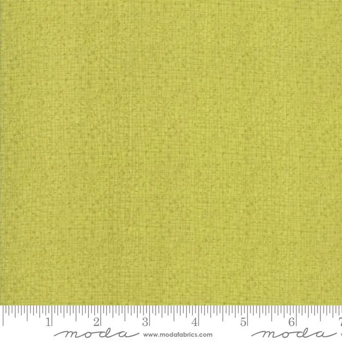 Fabric Moda Thatched Chartreuse by the Quarter Yard 48626-75