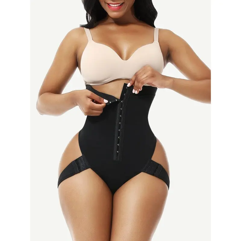 Good High Waist Butt Lifter Thong Curve With 2 Side Straps Body Shapewear