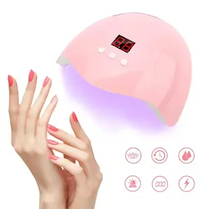 Mini Portable 54w USB Charging UV LED Nail Lamp, UV Curing Lamp, Gel Polish Drying Machine, Home Salon Use, Manicure Pedicure Cure Dryer