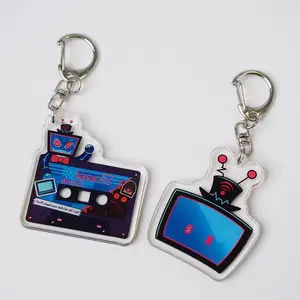 2 Ops (NOT COMBO 2) Hazbin Hotel VOX Acrylic Keychain  –  VOX Fan Merch