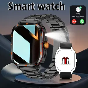 2026 New Smart Watch HD Touchscreen - Wireless Calling, Camera & Music Control, Multi-Sport Modes, Alarm/Call-SMS Alert, Custom Display, iOS Android Compatible (Unisex)