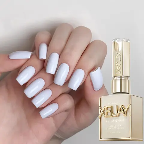 XEIJAYI Unisex Aesthetic Flower Gel Nail Polish (1pc,15ml) - TPO-HEMA Free, UV/LED Cure, High-Saturation, Smooth Application, High Shine Finish, Soak-Off, 24-Month Shelf Life for DIY Nails at Home & Salon Use