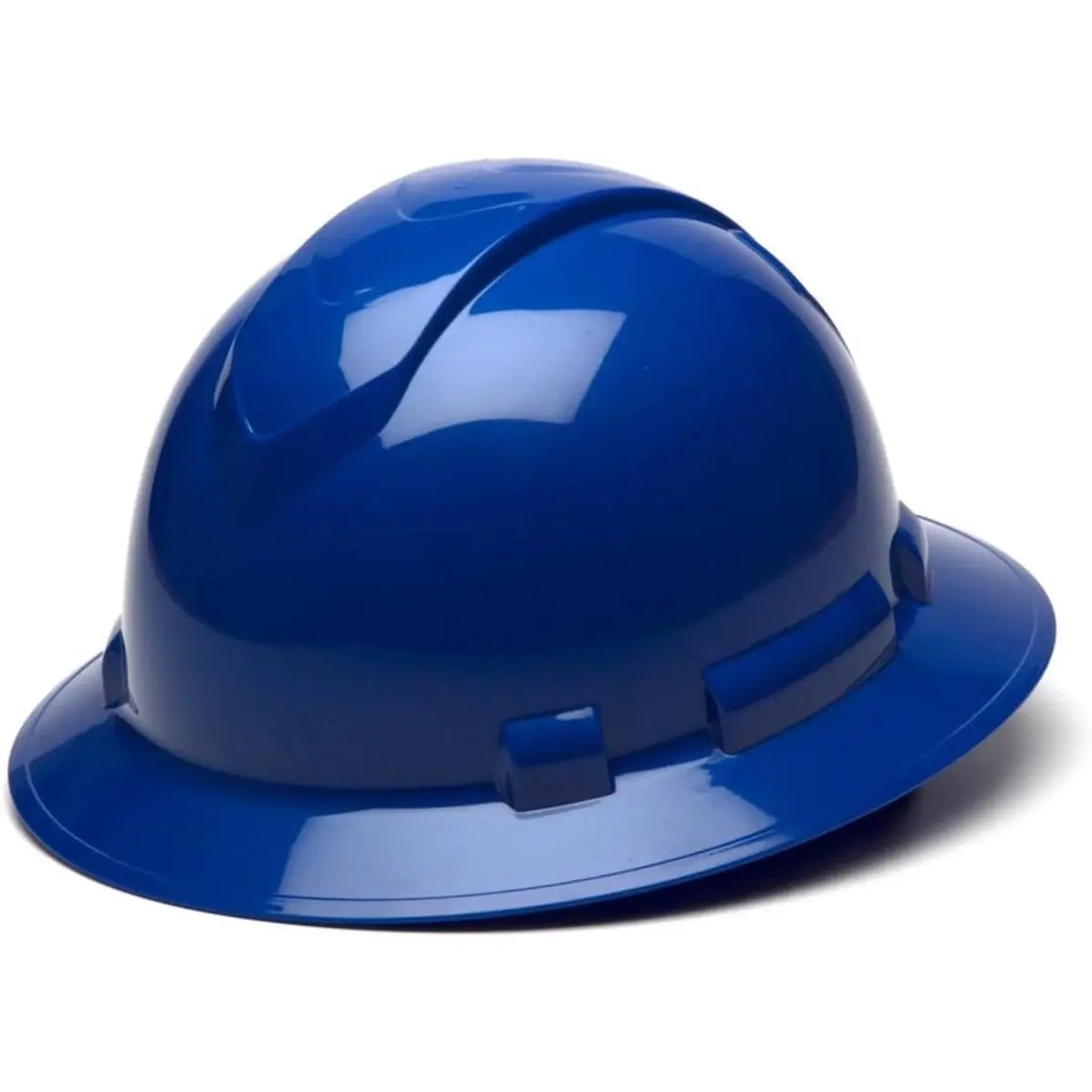 Texas America Safety Company Full Brim Ridgeline Hard Hat with 6 Point Knob Adjustment and Tote