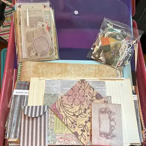 Vintage Junk journal mystery kits