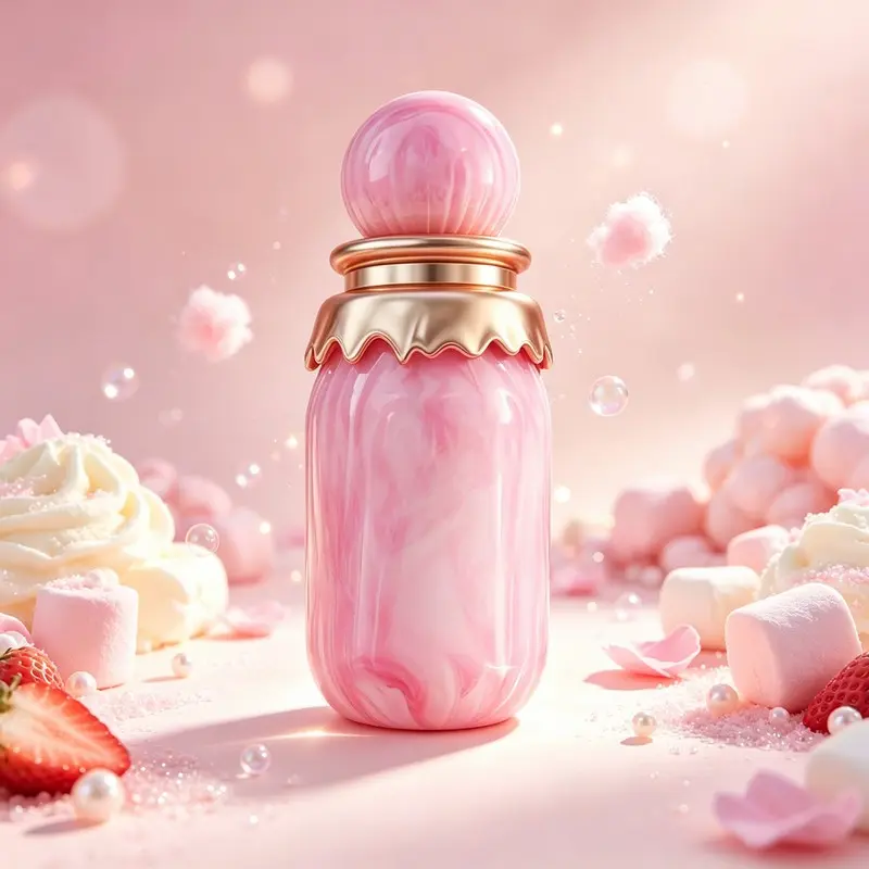 Giftable For Her Marshmallow Strawberry Fragrance, Dreamy Creamy Marshmallow & Fresh Strawberry Sweet Scent, Bright Juicy Fruity Sweet Notes, Long Lasting Mild Fragrance Designed For Women, Daily Use Gentle Scent Women Perfume