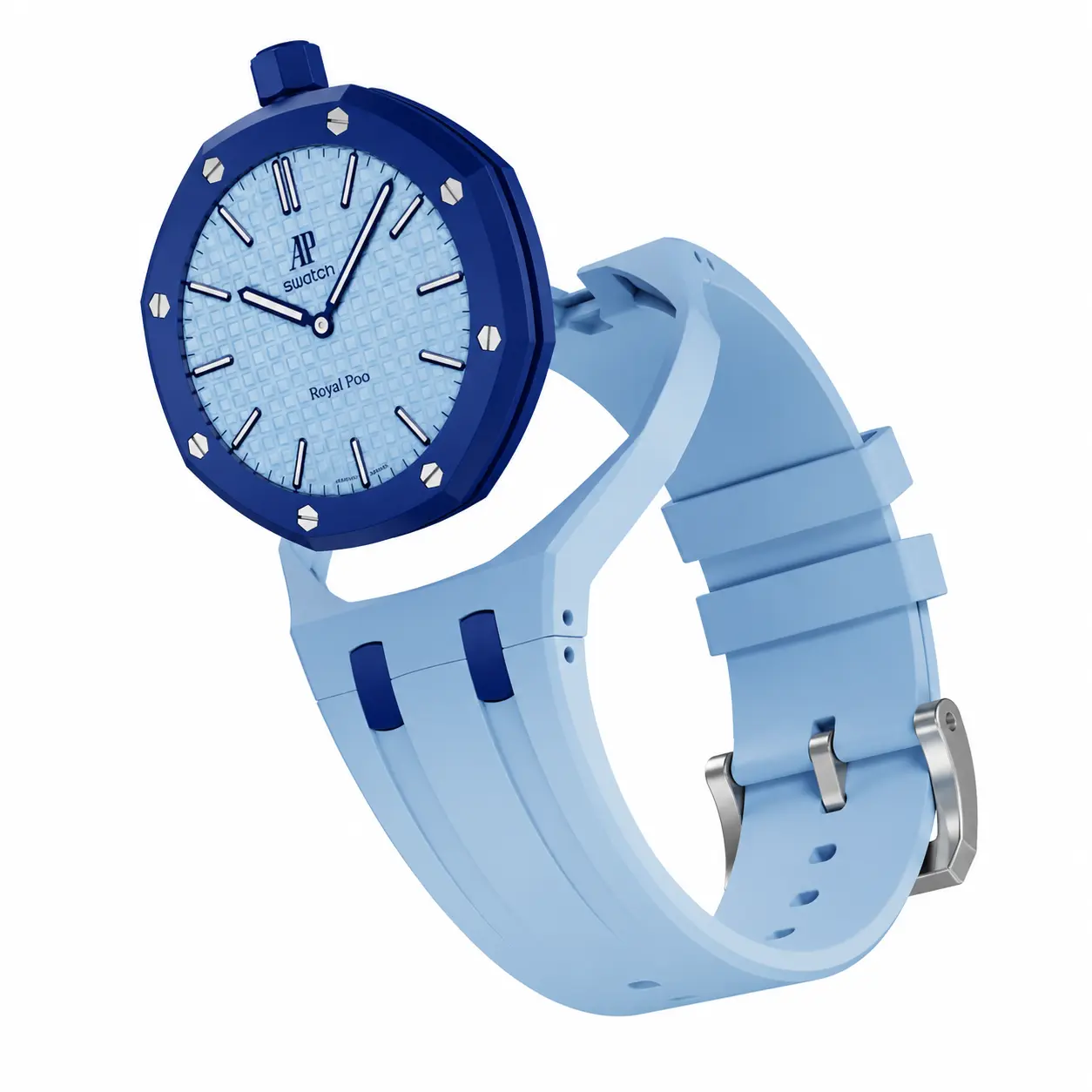 Unisex Regal Pop Green Quartz Analog Watch - Octagon Case, Plastic Strap, Gift Box