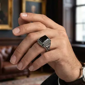 Classic Men’s Ring – Timeless Elegant Band | Stylish Everyday Ring for Men | Engagement or Gift Idea