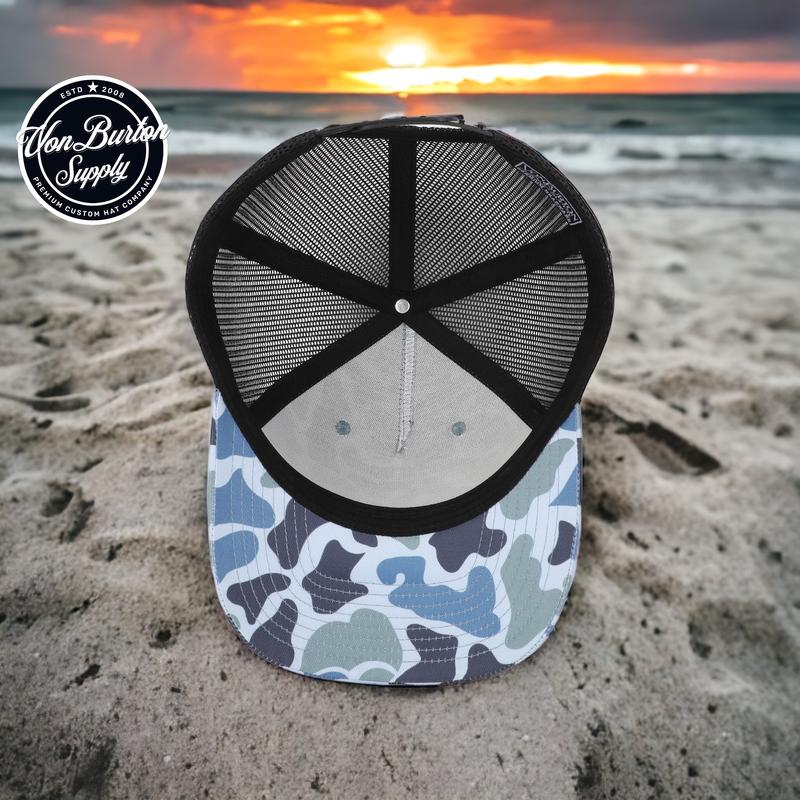 Old School Saltwater Duck Camo Trucker Hat