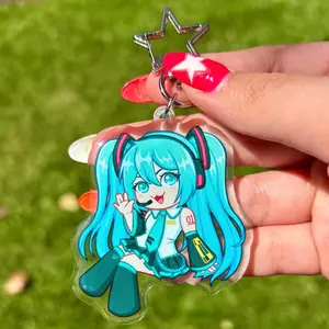 Hatsune Miku Vocaloid Keychain | Acrylic Keychain