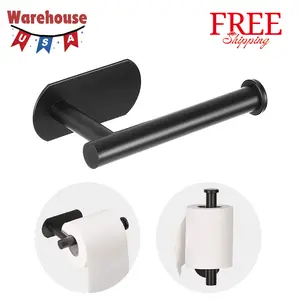 Toilet Paper Holder - Self Adhesive Toilet Paper Holder Wall Mount