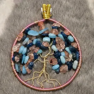 Handmade Wire Wrapped Tree Pendant