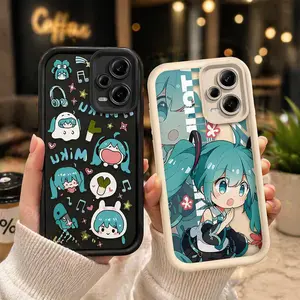 Hatsune Miku Lovely Smartphone Case - Animal-Themed Accessory for iPhone 17 Air,16,15,14,13,12,11 Pro Max Plus, Cellphone/Handheld Device Cover, Top Fan Gift for Halloween