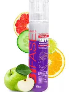 BIFASE Nitrint Hair Treatment with Hyaluronic Acid Extra Apple and Citrus 250ml Detangles Conditioner for Normal Hair Types Salon-Quality Cleansing & Nourishing Formula (PURPLE)