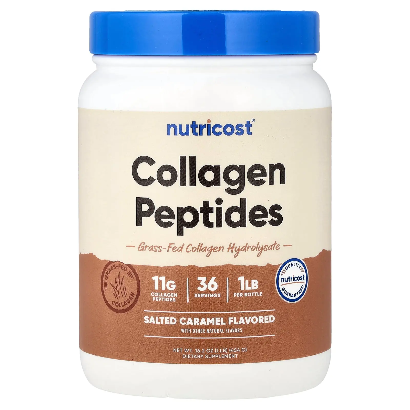 Nutricost Collagen Peptides, Salted Caramel, 16.2 oz (454 g) Nutricost Collagen Peptides, Salted Caramel, 16.2 oz (454 g)