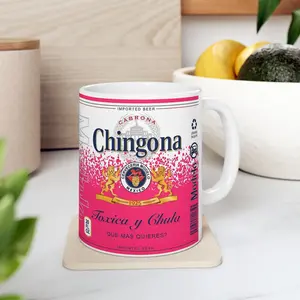 Chingona Inspired Ceramic Mug, For Coffee Lovers, Feminist Gift, I'm a cool girl