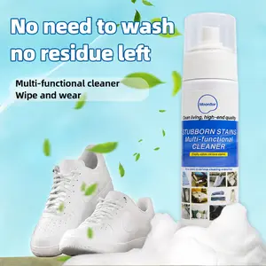 All Purpose Shoe Cleaning Foam 6.76oz - Deep Clean Sneaker Cleaner for White Shoes, Leather, Suede, Mesh & Fabric, Fast Acting Formula Removes Tough Dirt and Scuff Marks