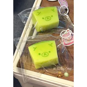 NEW 1Pc Soft Taba Squishy toy with Butter texture - Sweet Melon Bear shaped to relieve stress - Food grade silicone