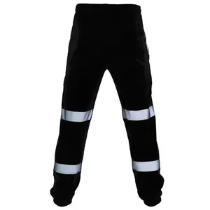 Men Road Work High Visibility Overalls Casual Pocket  Work Casual Trouser PantsAutumn winter