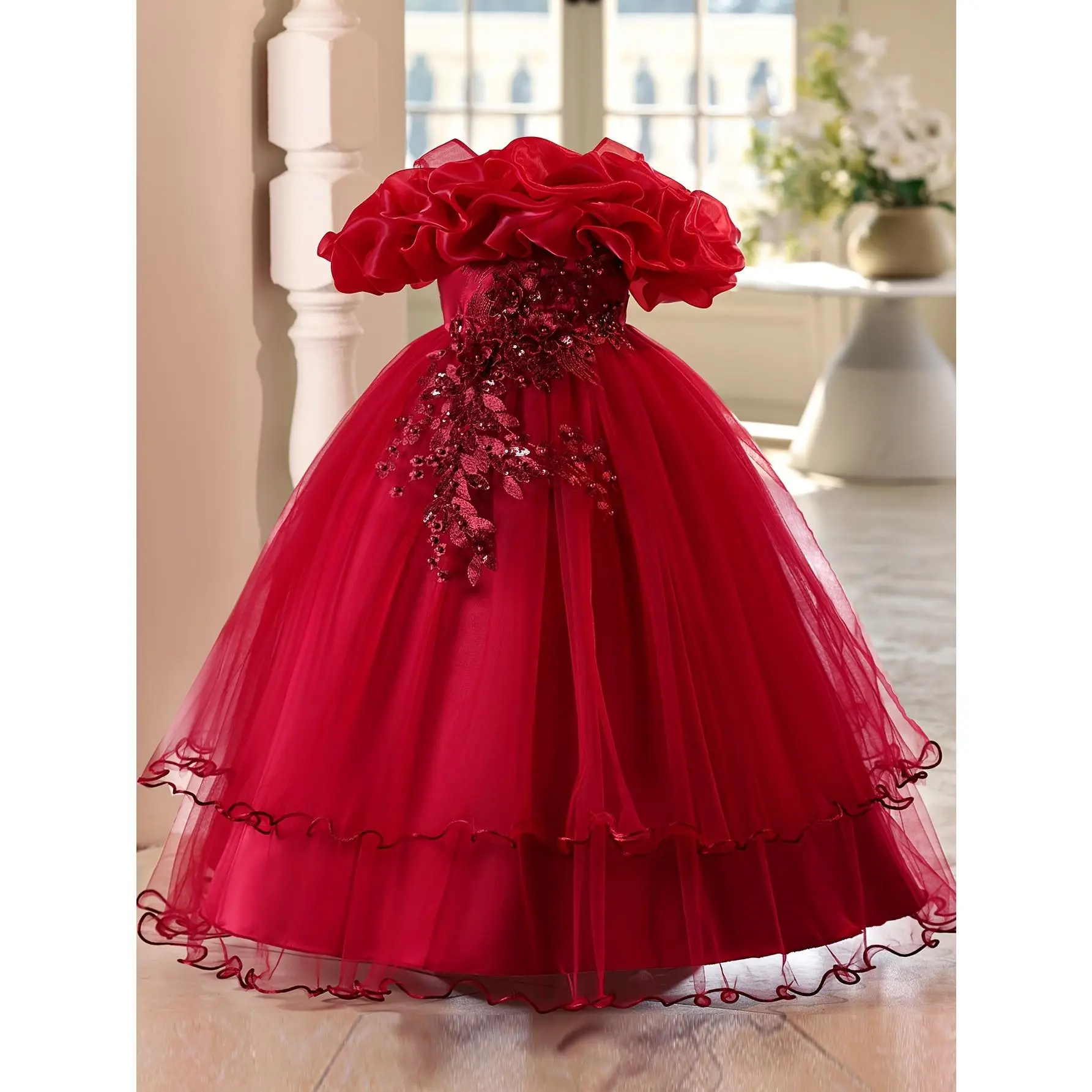 Dress Girls, Formal Wear, Princess Gown, Fluffy Skirt Little Girls. - TikTok Shop Dress Girls, Formal Wear, Princess Gown, Fluffy Skirt Little Girls. - TikTok Shop