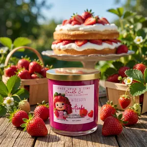 Strawberry Shortcake Soy Wax Candle