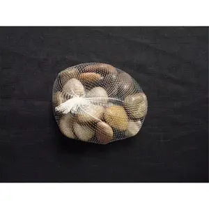 212 MAIN Bagged Tumbled Polished Rocks (Tumbled Stones), 2lb Bag - 0.8-1.2 in. Large Natural Mixed Color Stones, Outdoor Decor, Fairy Garden Decor