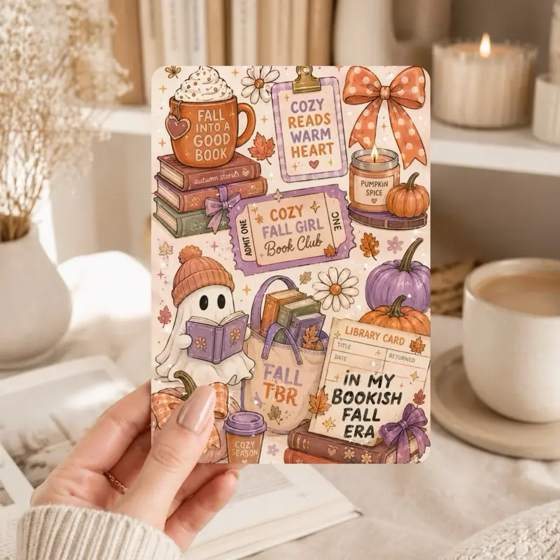 Cozy Fall Kindle Insert, Protective Tablet Cover, Covers