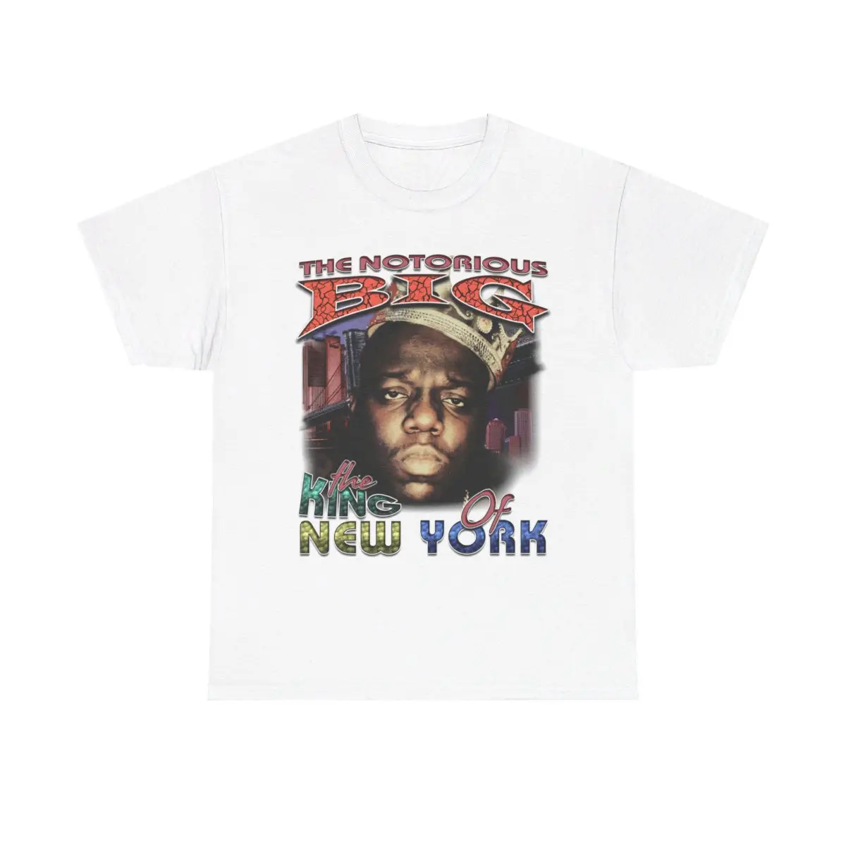 Oversized Vintage Biggie Smalls Tee  Menswear Shirt Top Unisex Graphic Tshirt