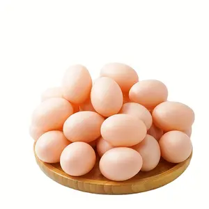6 Small Fake Eggs for Chicken Coop, Farm Animal Supplies, Cage Accessories, Guide Chicken Nests, Egg Decorations