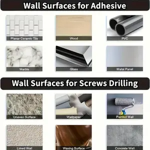 No-Drill Plastic Bathroom Toilet Paper Holder with Shelf, Waterproof Organizer for Small Restroom Spaces