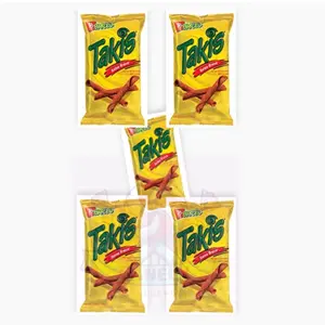 Barcel Takis Salsa Brava (5 Pack) Snack Chips - Spicy and Flavorful