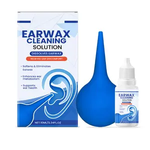 Gentle Ear Drops Cleaning Kit - Gentle Ear Wax Removal & Care Set for Refreshing Comfort & Relief, Daily Ear Cleaner Liquid