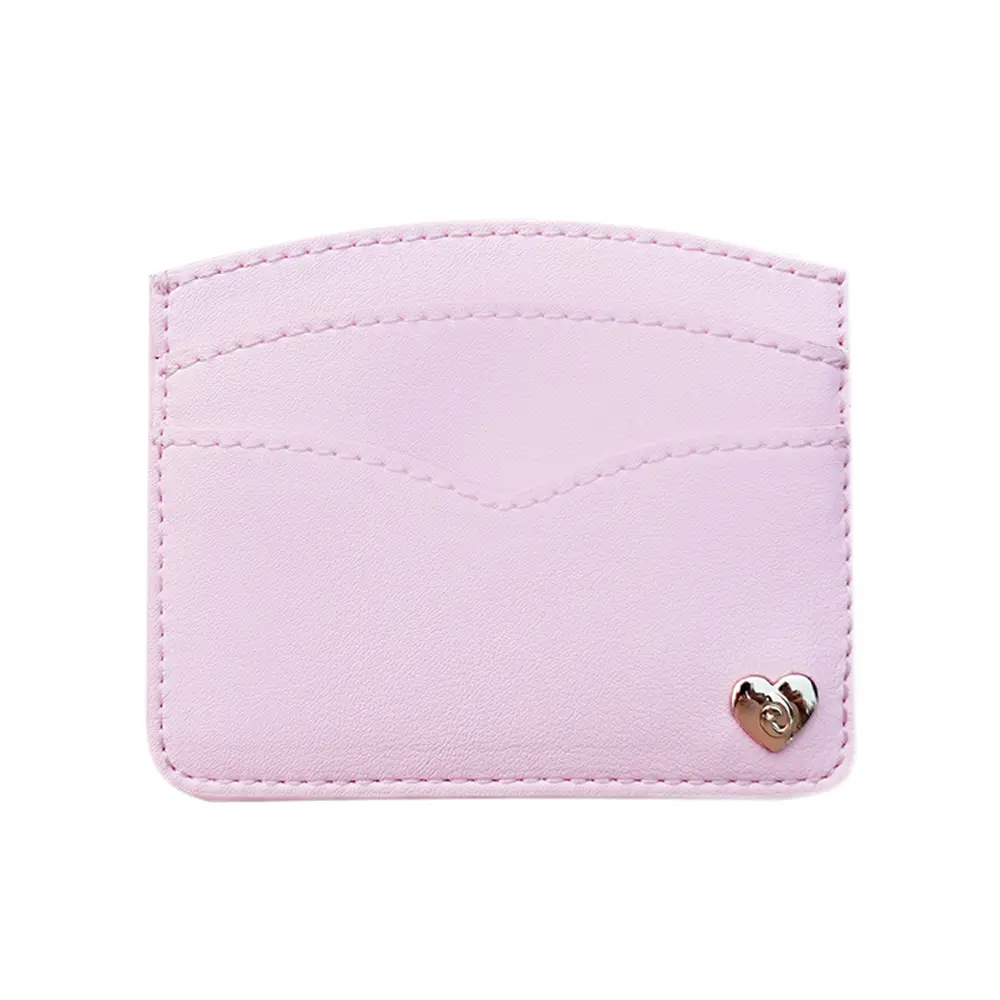 dreamie Card Wallet - Pink & Gold Makeup Bag for Essentials, Elegant Design, Organized Storage, Versatile Use, Stylish & Functional