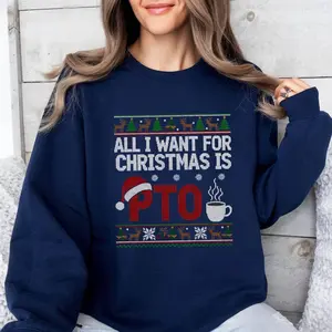 Office Ugly Christmas Sweater, Funny Christmas PTO Shirt, Funny Workplace Sweatshirt, Office Christmas Sweater, Coworker Gift