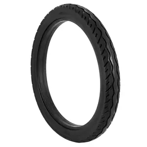 16 Inch 16 x 1.75 Bicycle Solid Tires Bicycle Bike Tires 16 x 1.75 Black Rubber Non-Slip Tires Cycling Tyre