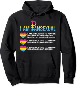 I Am Pansexual Heart Definition Pan Pride Flag Men Women Pullover Hoodie - Josephroycos Shop 76B09472Y9FH