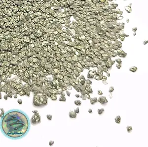 Natural Pyrite Crystal Chips 1-4mm | Pyrite Crystal Chips, Crushed Pyrite for Orgonite, Grounding EMF Protection, Stone Inlay, Art Texturing