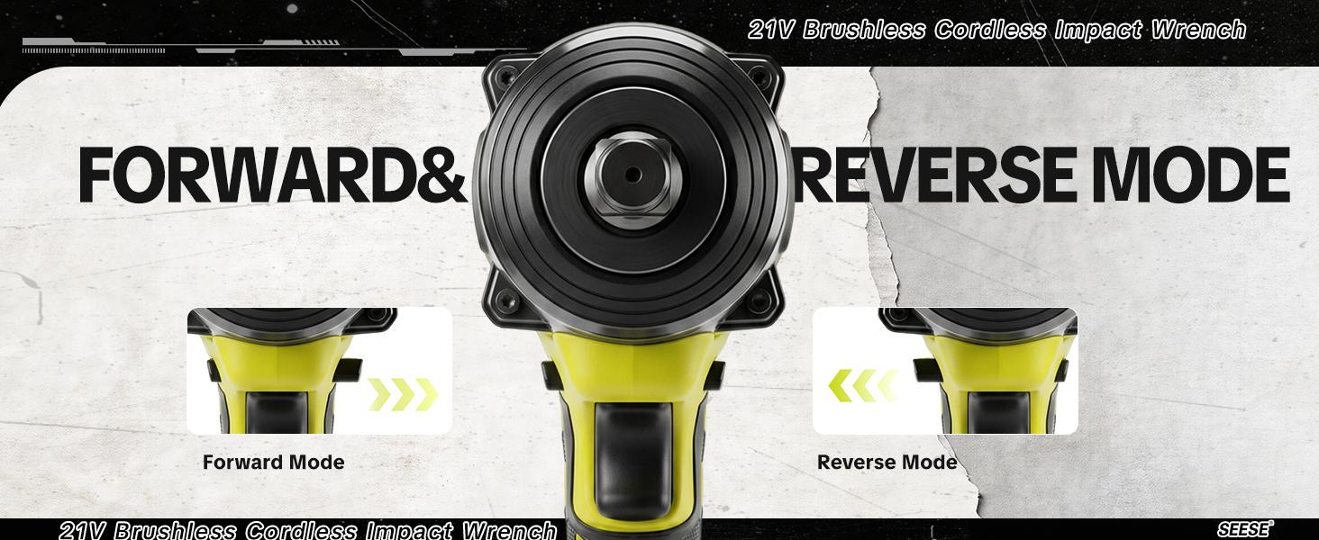 【FathersDayGift】SEESE 3 in 1 Cordless Impact Wrench 590 FT-LBS(800N.m) 3200IPM 1/2 Impact Gun High Torque Electric Impact Driver Cordless Impact Wrench with 21V 2 x4.0Ah Battery ,LED Light,9 Sockets,8 Drills,6 Screws & Case for Home Car Tire Lug Nut fathe