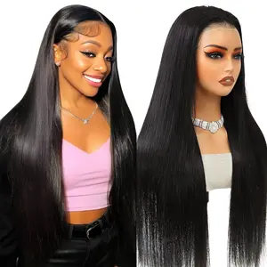 【Live Sale Only】Beluck Hair Glueless Wig Silk Straight 6x5 HD Lace Pre Plucked Body Wave Wig No Glue Chocolate Brown Straight Glueless Wig