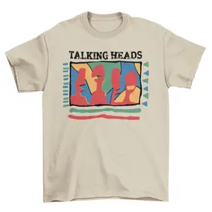 Talking Heads Yellow This Must Be The Place T-Shirt, Vintage Graphic Tee, Stop Making Sense Talking Head Retro Shirt, 80's Classic Shirt, 90