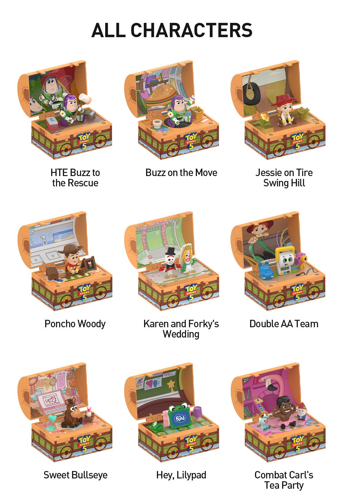POP MART Disney/Pixar Toy Story 5 Series Figures Blind Box