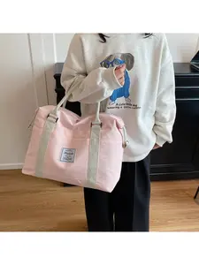 1PC Casual Travel Tote Bag Large Capacity Multi-Functional Handbag Crossbody Bag with Shoe Compartment for Gym Business Trip