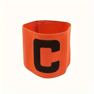 A Captain'S Armband for Football Matches, Designed in a C-Shape, Suitable for Running And Training