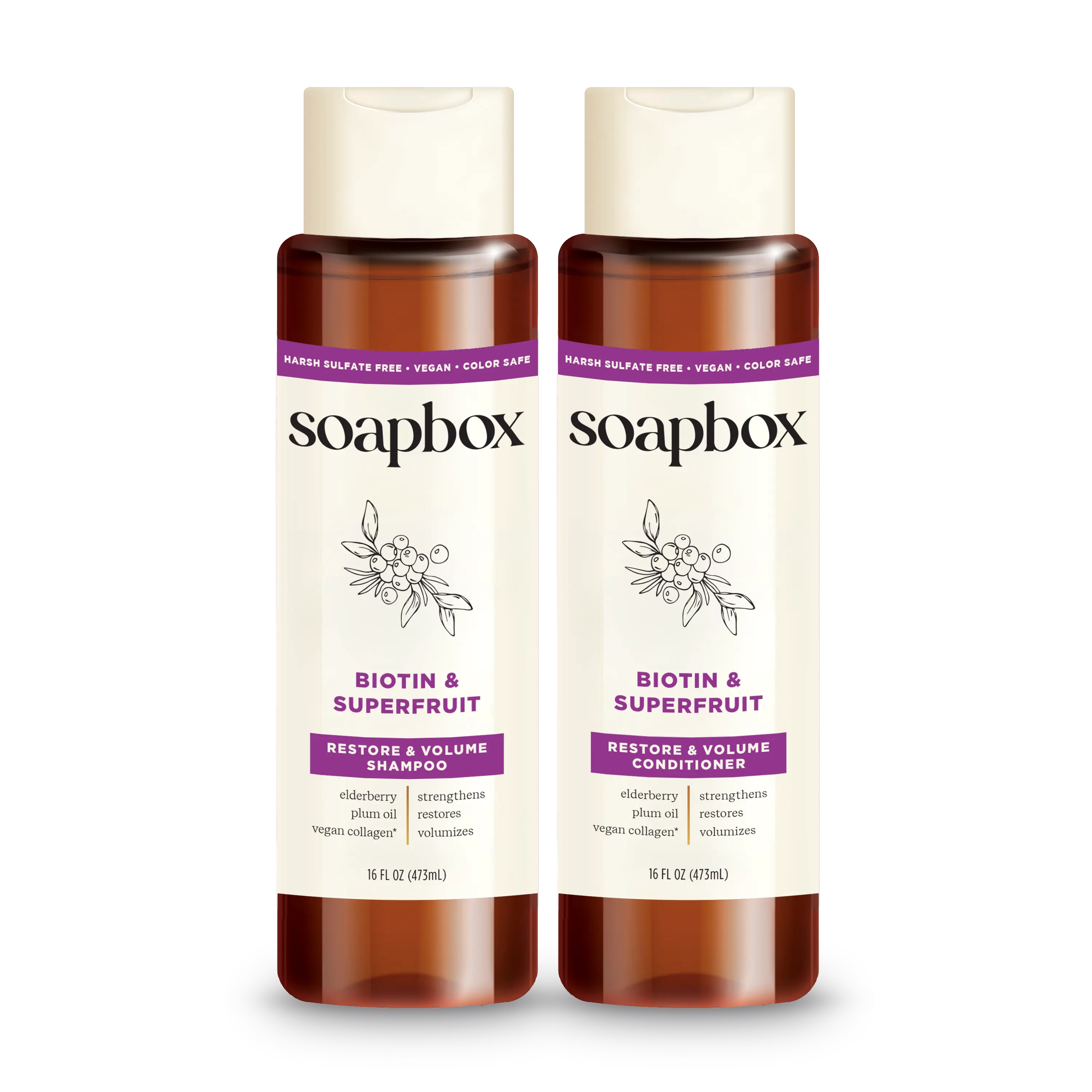 Duo Shampoo and Conditioner- 16 oz