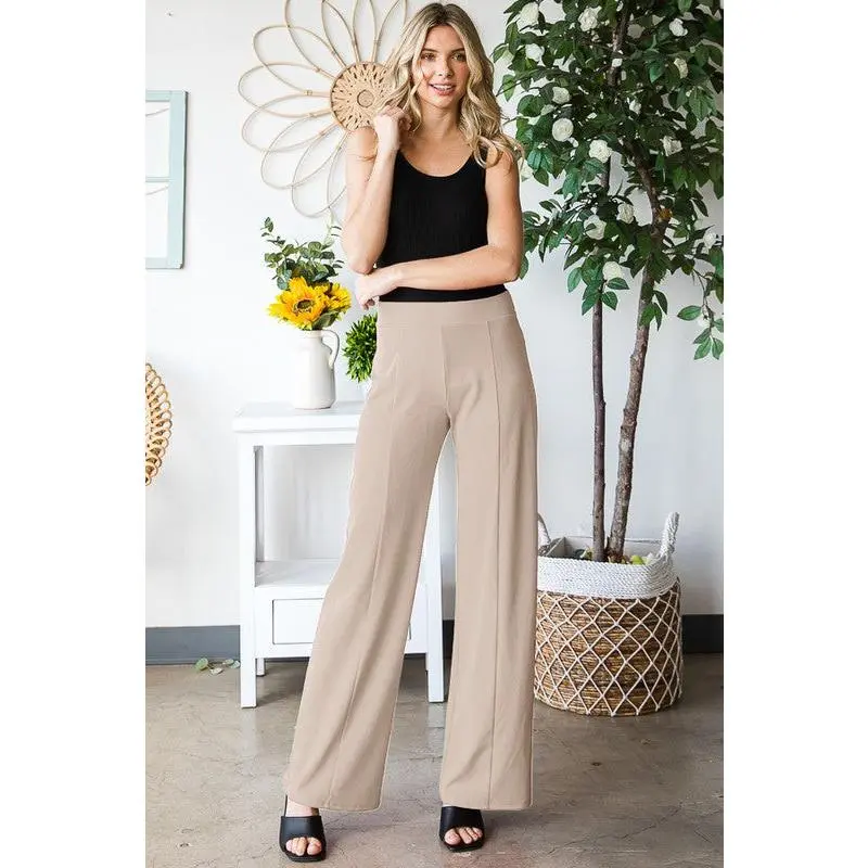 Heimish Stretchy Slack Pants - Taupe