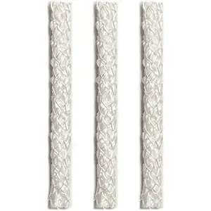 Long-Lasting Fiberglass Wick Set - Durable Replacement for Tiki Torches & Oil Lamps - Eco-Friendly 3-Pack - High-Performance Torch Wicks - Weather-Resistant & Smokeless Design