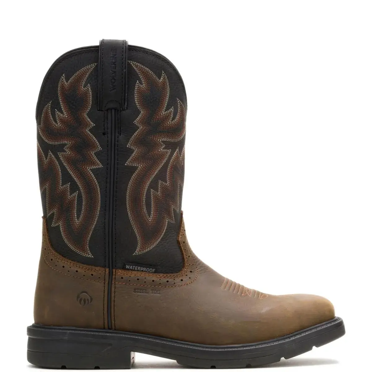 Wolverine Men's Rancher Level Steel-Toe Pull-On Work Wellington