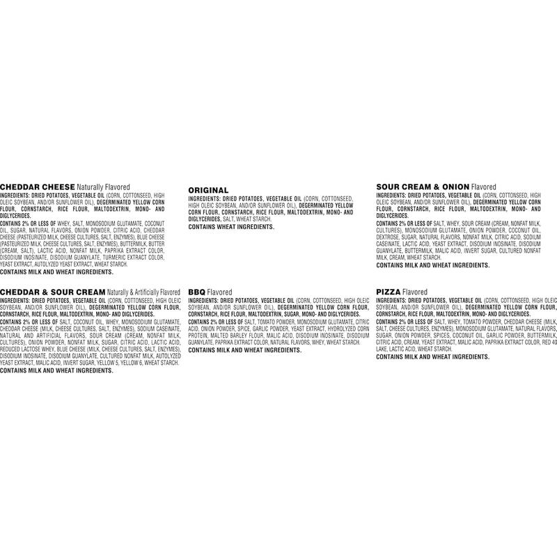 Pringles Potato Crisps Chips, Lunch Snacks, Snack Cups, Variety Pack, 19.5oz Box (27 Cups)